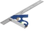 WORKPRO 45° és 90°-os kombinált derékszög 30 cm-es vonalzóval - WP264002