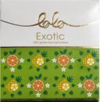  Lolo Exotic Gluténmentes Fehércsokoládés Gyümölcsbonbon Hozzáadott Cukor Nélkül 100g