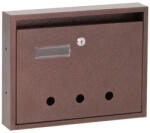 Gomboss/Perfekto Lépcsőházi Postaláda (Rio) 350Mm X 270Mm X 60Mm Lefele Nyíló Névjegy Bronz (65-P00022-64-CS)
