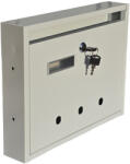 Gomboss/Perfekto Lépcsőházi Postaláda (Monaco) 310mm X 230mm X 60mm lefele nyíló Szürke (82-P00013-65-CS)