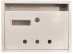 Gomboss/Perfekto Lépcsőházi Postaláda (Rio) 350Mm X 270Mm X 60Mm Lefele Nyíló Névjegy Fehér (65-P00023-64-CS)