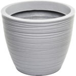  Kerek virágkaspó sima - beton, 43 cm (46)