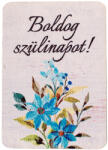 Valex Decor 4db. "Boldog születésnapot! " feliratos dekor tábla 7 x 5cm (GV04-18)