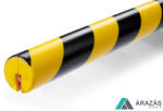 DURABLE Élvédő profil E8R - SÁRGA/FEKETE (1126-130)