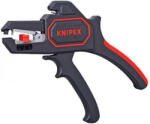 KNIPEX Клещи заголващи автоматични, черно-фосфатирани, жило Ø0.2-6мм, ръкохватка 180мм, с отваряща пружина, /до изчерпване/ - K (K1262180SB)