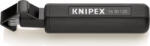 KNIPEX Кабелен нож, за изолация Ø6-29мм, черна ръкохватка 135мм, с фиксатор, - K1630135SB (K1630135SB)