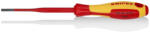 KNIPEX Отвертка шлиц 3.5 Slim, VDE 1000V жълто-червена ръкохватка 202мм, - K982035SL (K982035SL)