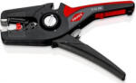 KNIPEX Клещи заголващи саморегулиращи PreciStrip, черно-фосфатирани, жило Ø0.08-16мм, черно-червена ръкохватка 195мм, - K125219 (K1252195)