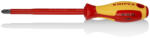 KNIPEX Отвертка PH 3, VDE 1000V жълто-червена ръкохватка 270мм, - K982403 (K982403)