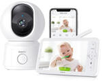 Arenti bébiőr szett - AINANNY B2 + 5" LCD (2MP, sírás-, hőmérséklet-, páratartalom figyelés, microSD, mikrofon, hangsz. ) (AINANNY B2 KIT) - blacktip