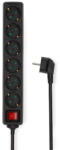 Nedis 6 Plug 3 m Switch (ESOC630F2BK)