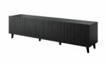 Cama MEBLE Dulap Cama Meble RTV Bari , 200x42x52 Negru mat (BARI 474101)
