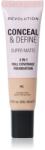 Makeup Revolution Conceal & Define mattító alapozó árnyalat F4C 23 ml