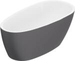 Excellent Olia 2.0 cadă freestanding 160x75 cm ovală alb-bicolor WAEX. OLI2.16WHGRM (WAEXOLI216WHGRM)
