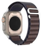 Dux Ducis GS Apple Watch Series 10 46mm nagy méretű textil pótszíj sötétszürke (GP-152387)