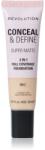 Revolution Conceal & Define mattító alapozó árnyalat F2NC 23 ml
