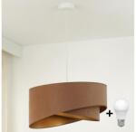 Brilagi Lustră LED pe cablu Brilagi LYRA 1xE27/15W/230V maro/auriu (BG1731)