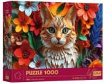Trefl 1000 db-os Paper Art puzzle - 40 Éves Jubileum - Cica (40040) (40040)