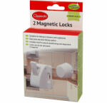 Clippasafe Mágneses fiók-, és szekrényzár 2db 1 kulcs fehér 71/4 - babycenter-online