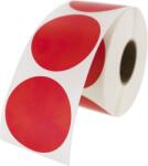 CDRmarket Öntapadó címkék kerek 35 mm, 1000 db, piros papír a TTR számára, tekercs (Tfi35/1000/CZERW)