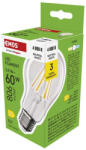 EMOS ZF5D43, LED izzó Filament A60 / E27 / 5, 9 W (60 W) / 806 lm / Természetes fehér (ZF5D43)