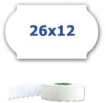 CDRmarket Árcímkék fogók címkézéséhez, 26mm x 12mm, 900db, fehér (ETRL-26x12)