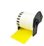 Utángyártott Brother DK-22605, 62mm x 30, 48m, kompatibilis sárga címketekercs (DK22605)