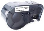 Utángyártott Brady MC-1000-595-WT-BK, öntapadó vinil, 25.40 mm x 7.62 m, fekete nyomtatás / fehér alapon, utángyártott szalag (RL-BD-MC-1000-595-BK/WT)