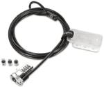 KENSINGTON K62316WW Universal 3 az 1-ben visszaállítható kombinációs laptopzár (K62316WW) - officedepot