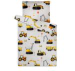 Svitap mikroflanel Bagr 140 × 200, 70 × 90 cm (01858-BAGRBAGRBAA)
