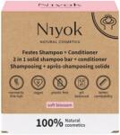 Niyok Șampon și balsam solid 2 în 1 Soft Blossom, 80 g