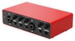  USB-C 3.0 2x2 Gen 3 CR audio interfész, GAS® - prémium mikrofon előerősítő, 48 V fantomtáp, 24 bit/192 kHz High Fidelity felvétel, XLR/MIC/LINE bemenetek, Plug & Play - illesztőprogram nélkül (GLAM-AI