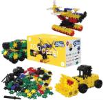 Clics Toys Toys, Nano Clics, Transport Builders, set de constructie 5 in 1, 250 piese