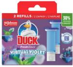 DUCK Fresh Discs Virtual Violet WC-öblítő korong utántöltő 2 x 36 ml (72 ml) - bevasarlas