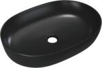 Excellent Jima mosdótál 61.5x41.5 cm ovális mosdótálak fekete CEAC. 2001.615. BLM (CEAC2001615BLM)
