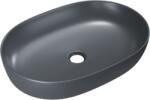 Excellent Jima mosdótál 61.5x41.5 cm ovális mosdótálak antracit CEAC. 2001.615. GRM (CEAC2001615GRM)