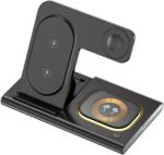 Jellico Incarcator Wireless iPhone MagSafe Statie incarcare , 3in1 W12 15W Black (6974929204358)