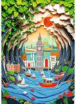 Trefl 40043 - 40 Éves Jubileum - London - 1000 db-os Paper Art puzzle (40043)