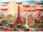 Trefl 40044 - 40 Éves Jubileum - Párizs - 1000 db-os Paper Art puzzle (40044)