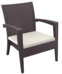 Siesta Exclusive SI-Кресло ратан с подлакътник 72x76xh89cm MIAMI (850) два цвята (014206)