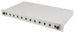 Lanberg 19" optikai patch panel 12xSC szimplex / 12xLC duplex szürke (FOP1-12SS-LDS) - bbmarket
