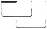 Moretti MO7863 STICKS Fekete Színű Függeszték 40W LED 2000lm 4000K IP20 (MO7863)