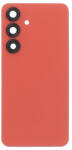 Samsung S931 Galaxy S25 akkufedél (hátlap) kamera lencsével és ragasztóval, korallpiros, coral red (gyári)