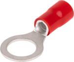 Tracon Szigetelt szemes saru, ónozott elektrolitréz, piros, 10mm2, M12, (d1=4, 7mm, d2=13mm), PVC (PSZ10-12) (PSZ10-12)