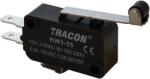 TRACON Helyzetkapcsoló, mikro, karos-görgős, 1×CO 10A/230VAC, 0, 3A/250VDC, 28mm, 4, 8x0, 5 mm, IP00 (KW3-55) (KW3-55)