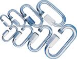 Tracon Karabiner, csavaros, acél, d=6mm, 1700N (CSKARA6) (CSKARA6)