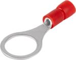 Tracon Szigetelt szemes saru, ónozott elektrolitréz, piros, 1, 5mm2, M10, (d1=1, 7mm, d2=10, 5mm), PVC (PSZ10) (PSZ10)