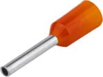 Tracon Szigetelt (PA6.6) érvéghüvely, ónozott elektr. réz, narancs, 0, 5mm2, L=12mm (E010) (E010)