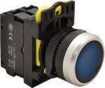 Tracon Világító nyomókapcsoló, kék, 1×NO, 5A/230V AC-15, IP65, LED 230V AC/DC (NYK3-LB) (NYK3-LB)