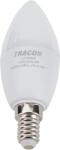 TRACON Gyertya búrájú LED fényforrásSAMSUNG chippel, 230V, 50Hz, 8W, 4000K, E14, 720lm, 180°, C37, SAMSUNG chip, EEI=F (LGYS8NW) (LGYS8NW)